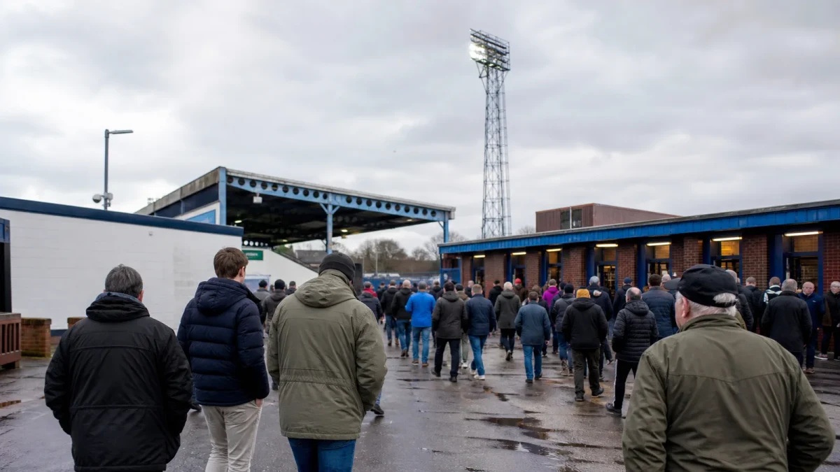 Championship-arena på kampdag